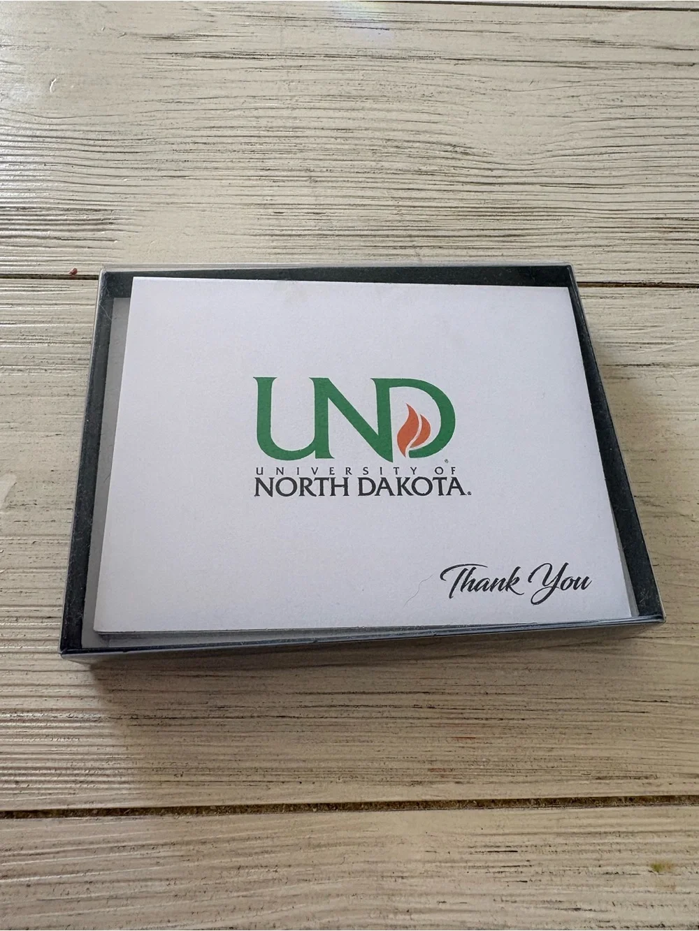 University of North Dakota UND Thank You Cards & Envelopes Stationary Set